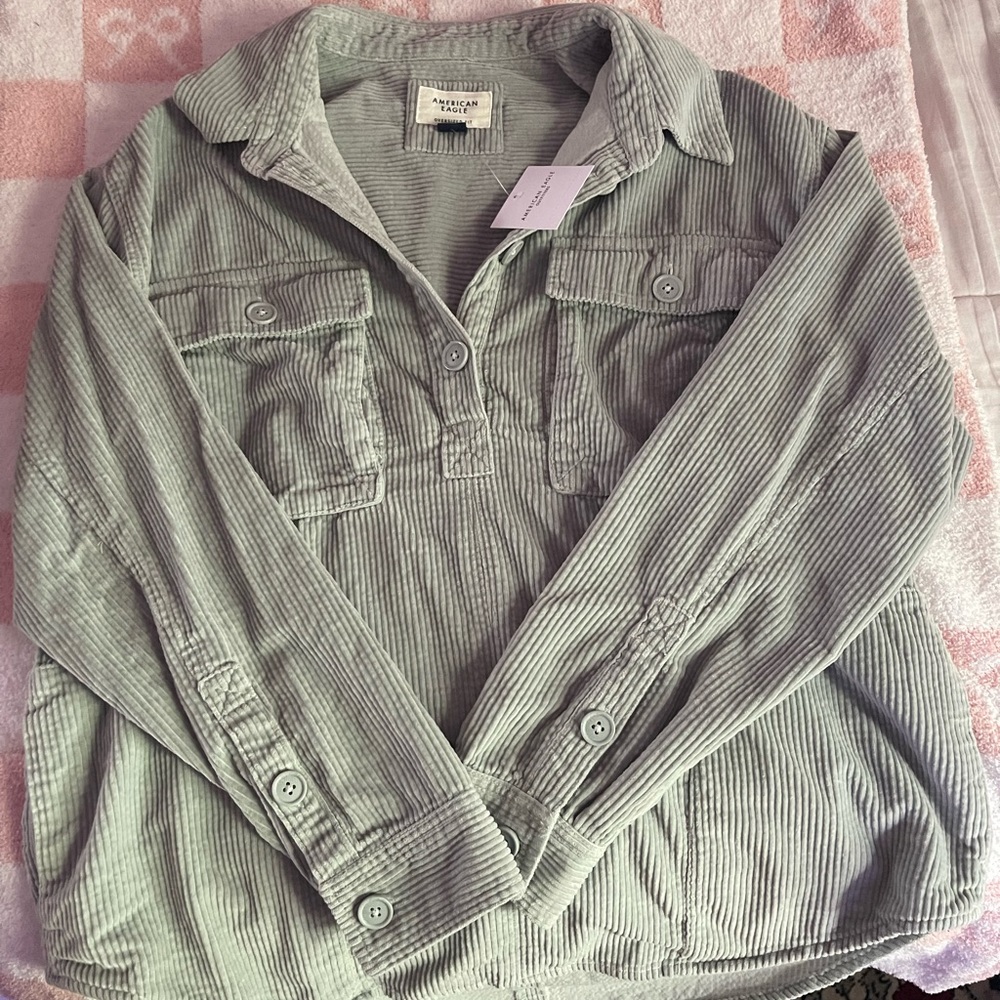 American Eagle Oversized Corduroy Shirt